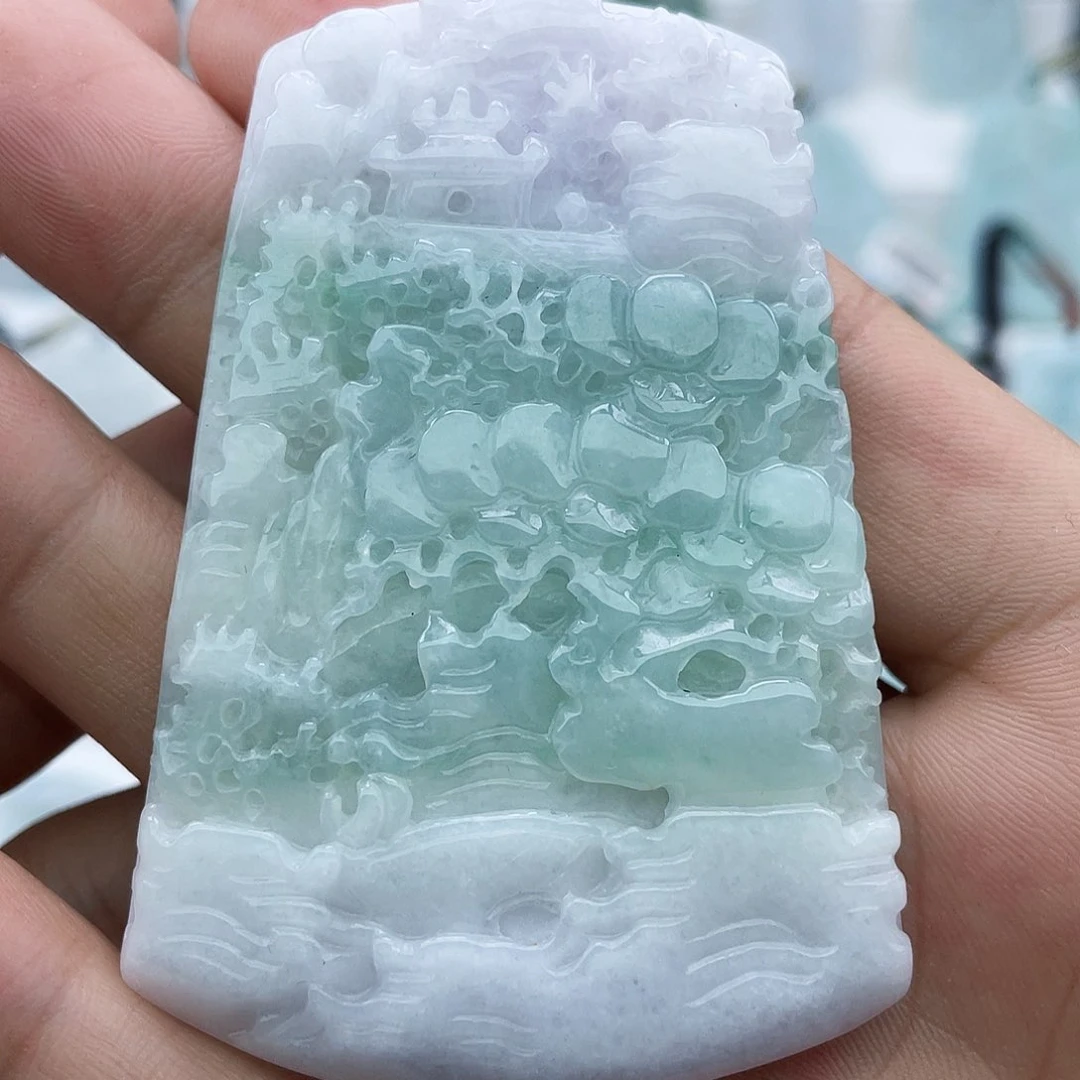 颈饰未镶嵌翡翠翡翠