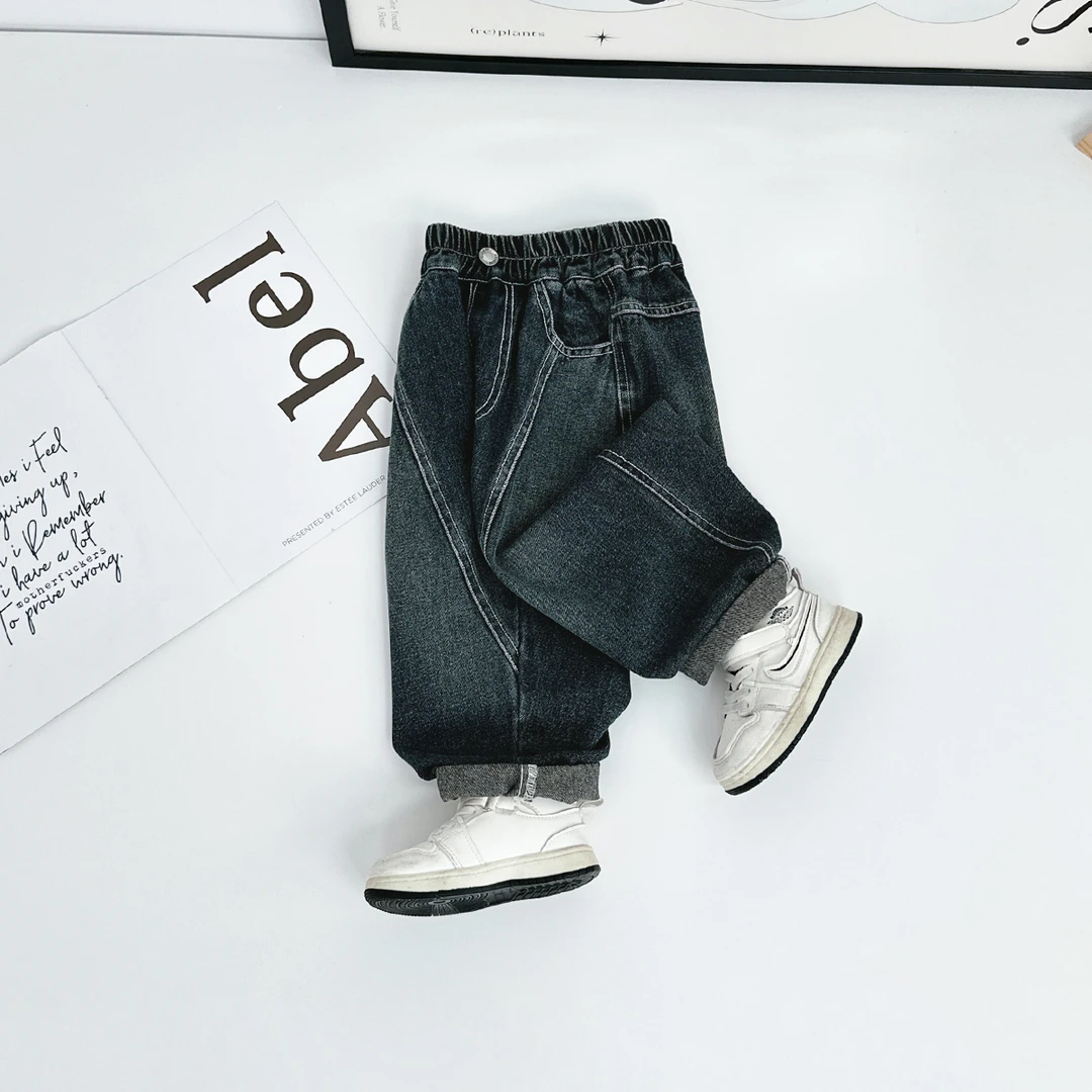 男童裤子秋季儿童牛仔裤2025秋季新款洋气宝宝 JH095悠悠童话童装