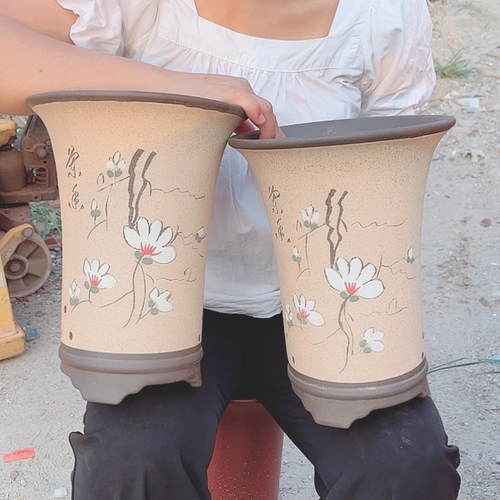 宜兴紫砂精品花盆