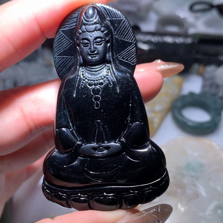 翡翠未镶嵌颈饰保真天然A货翡翠