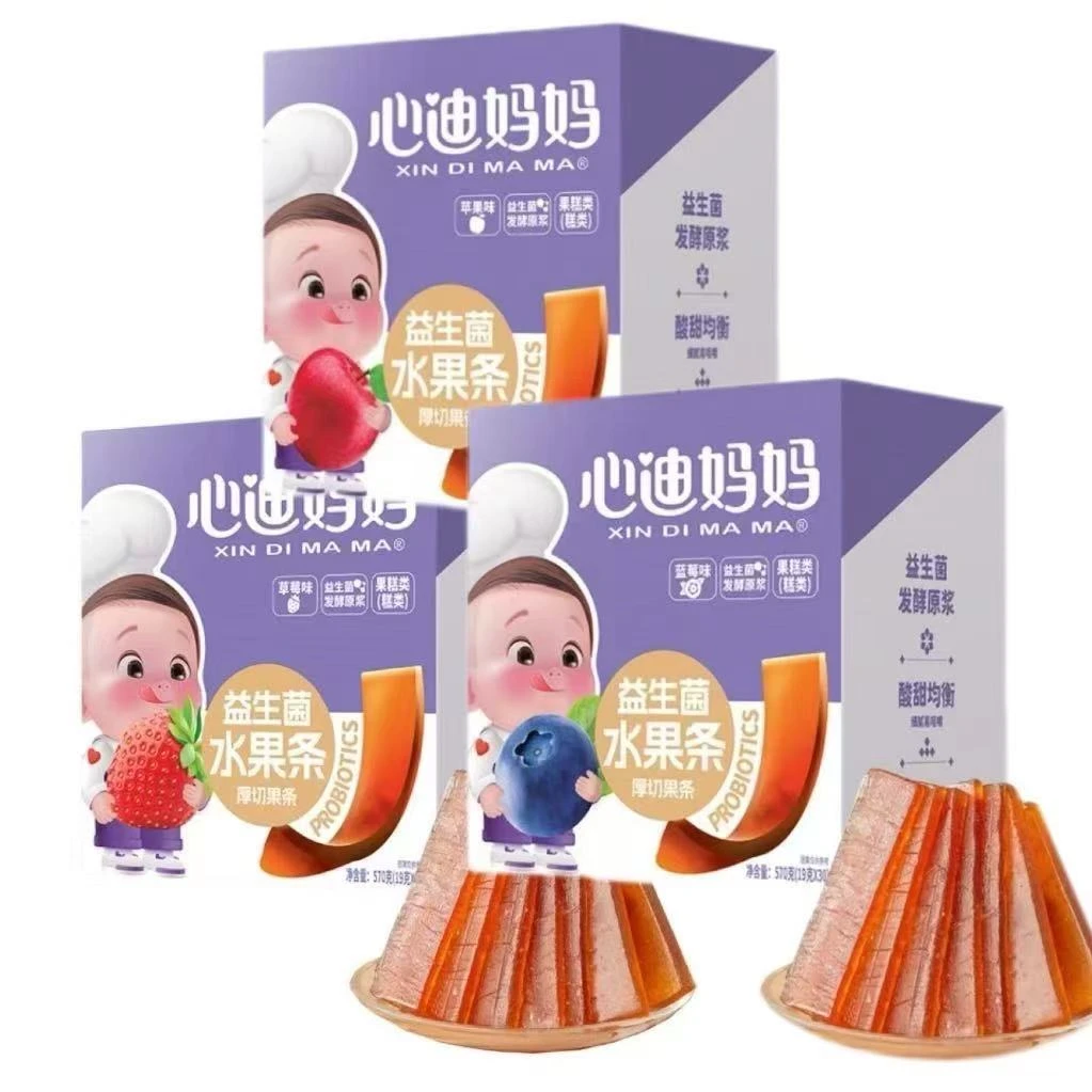 心迪妈妈-益生菌水果条（盒装）570g