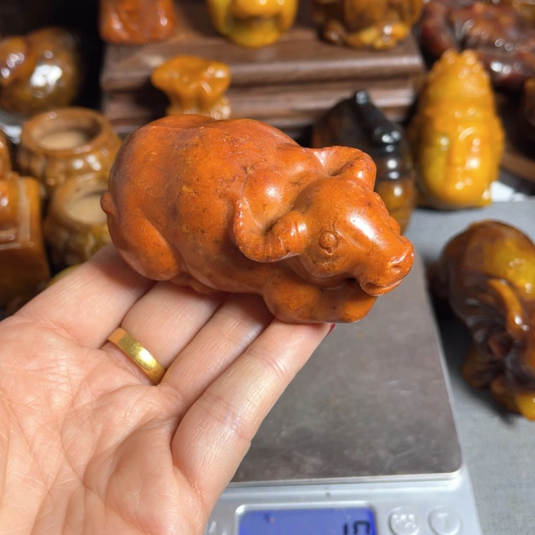 蛇纹石玉合金颈饰