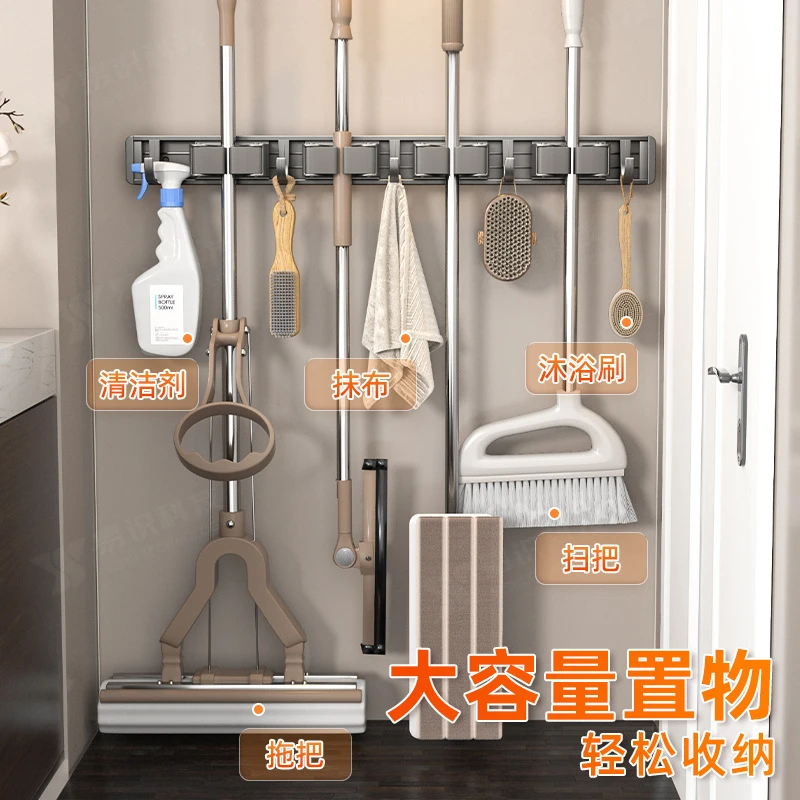 免孔供应挂钩强力粘胶免打孔厨房浴室门后壁挂墙壁上无痕挂拖吸盘