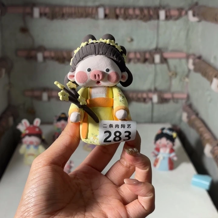 亲***昵摆件景德镇陶瓷摆件猪猪猪