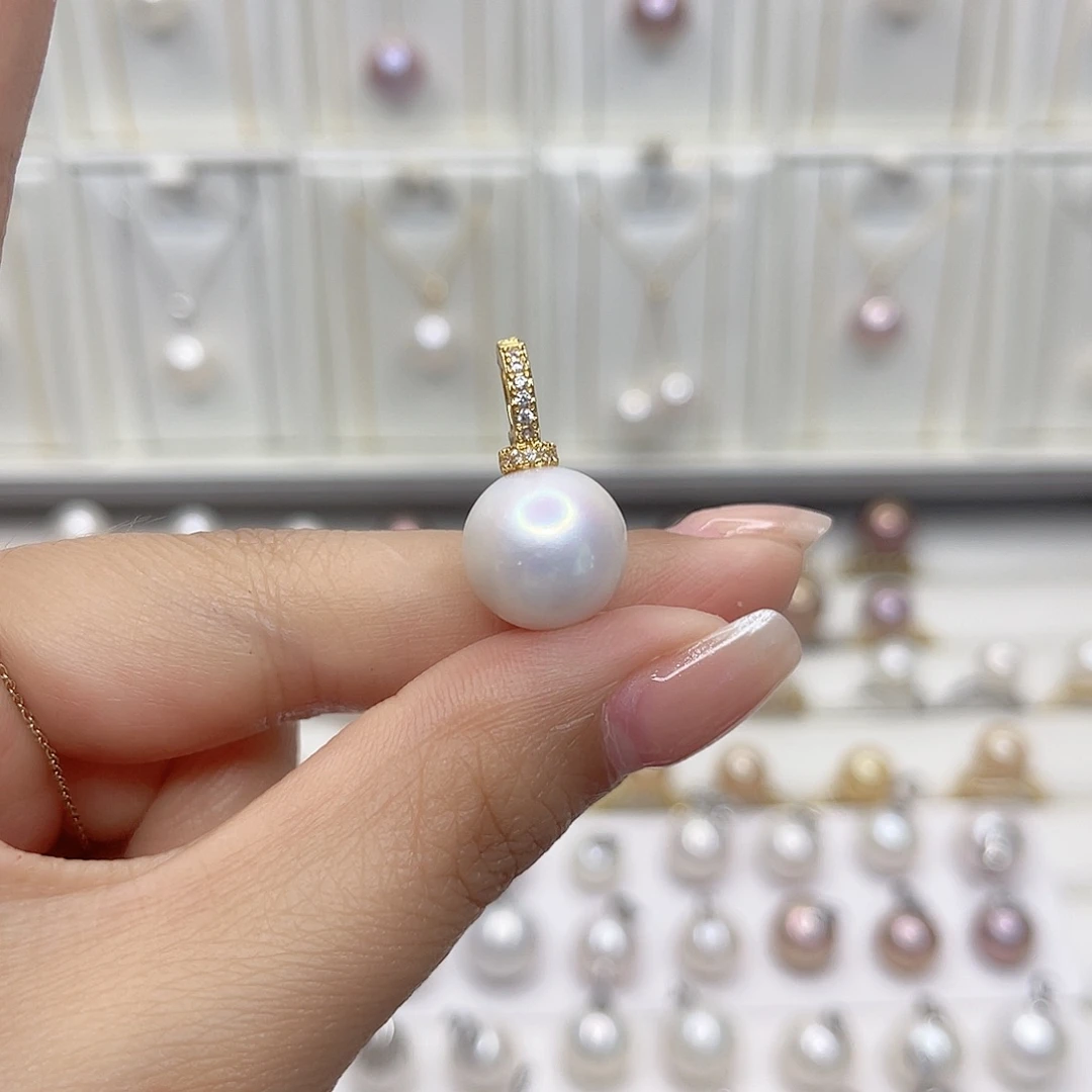 淡水珍珠未镶嵌吊坠(赠链)