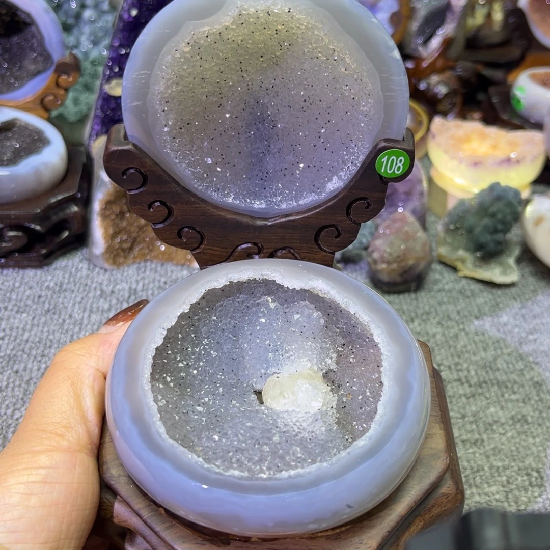 未镶嵌紫晶摆件水晶