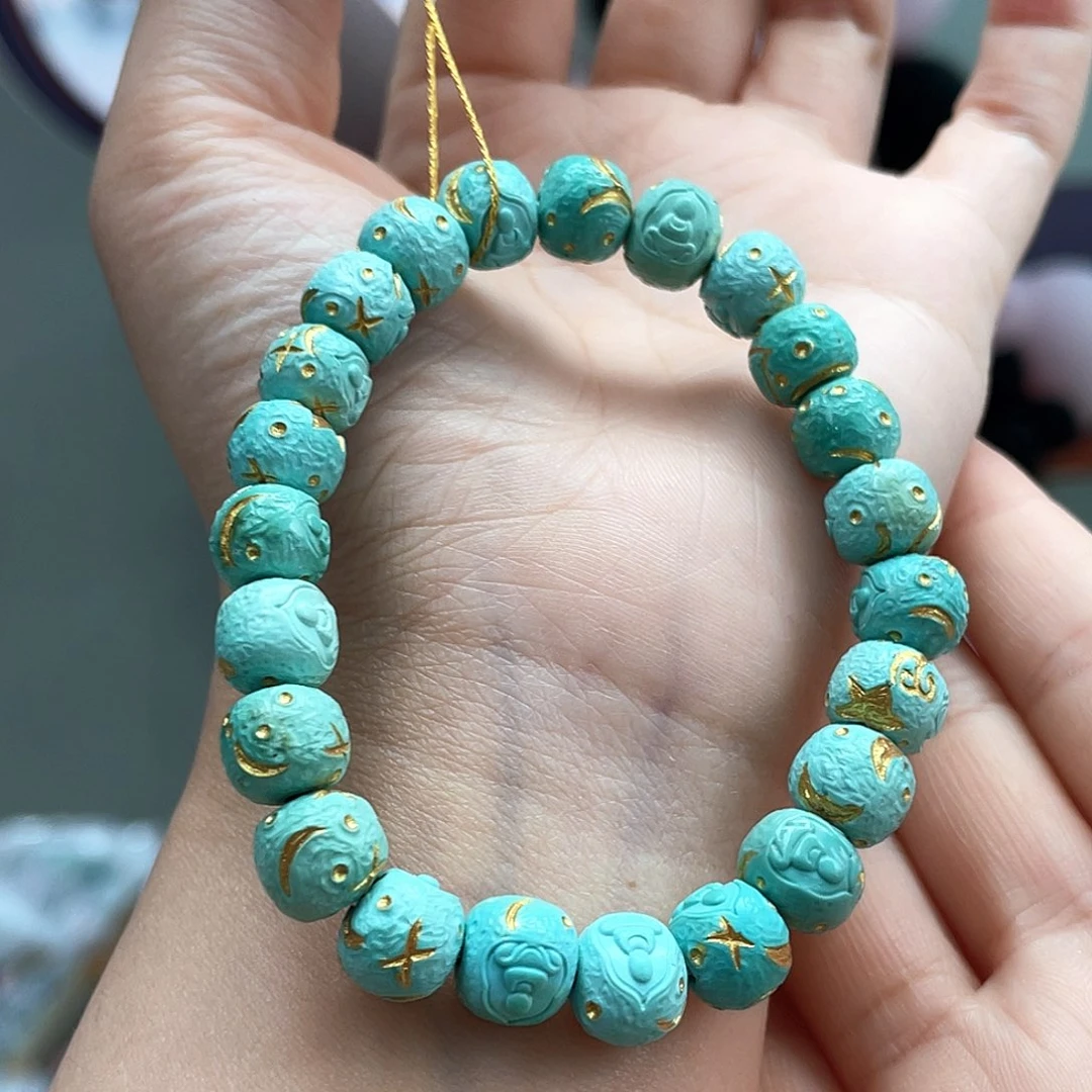 绿松石未镶嵌颈饰