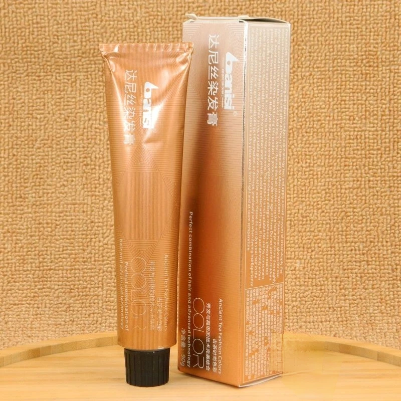 恒大达尼染发染膏古茶护理美发店染发剂发廊奶茶蜂蜜茶色流行色