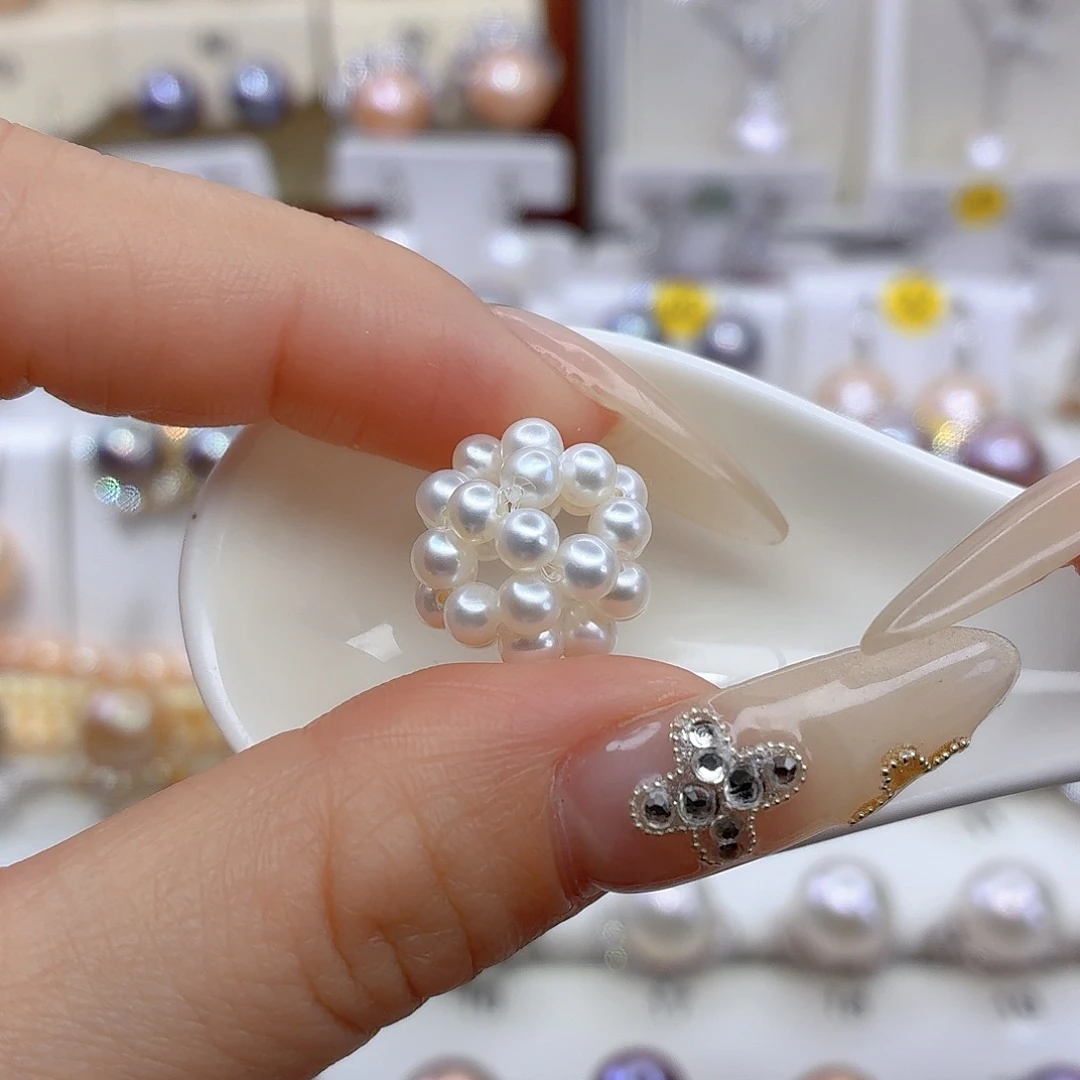 未镶嵌淡水珍珠颈饰F