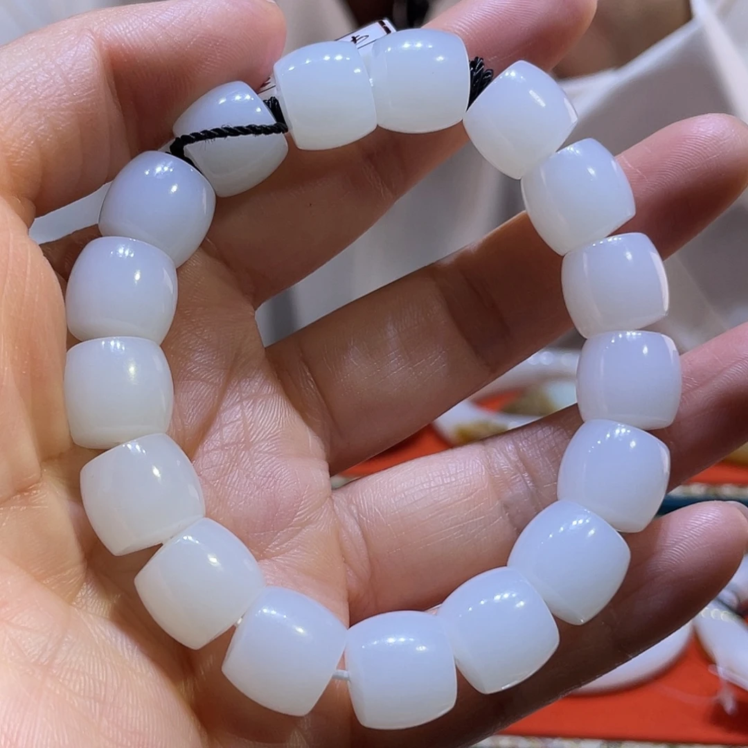 和田玉（白玉）未镶嵌手链