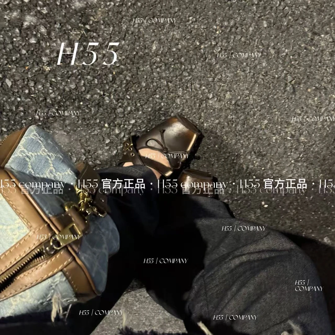 【乔拉专属】桃首巫-金属质感芭蕾风罗马方头玛丽珍2cm70-2713