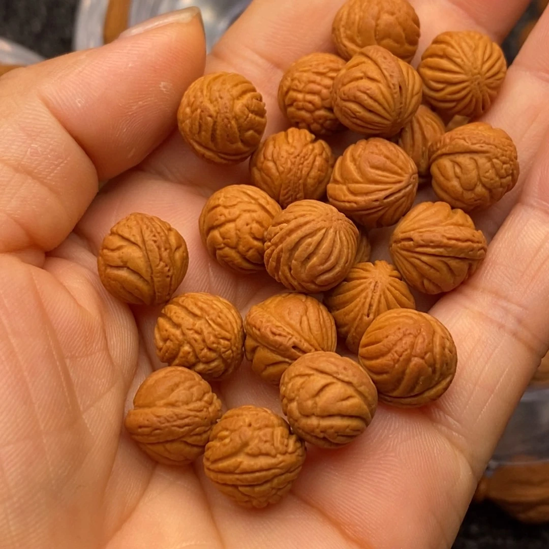 秦岭龙纹桃核手串