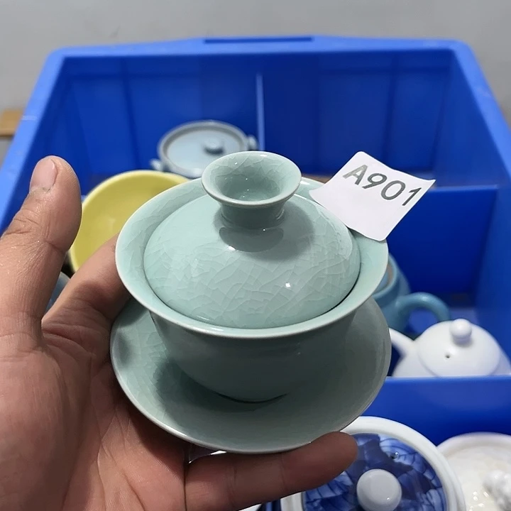 茶具默认微瑕瓷器、茶具、壶、摆件，介意勿拍