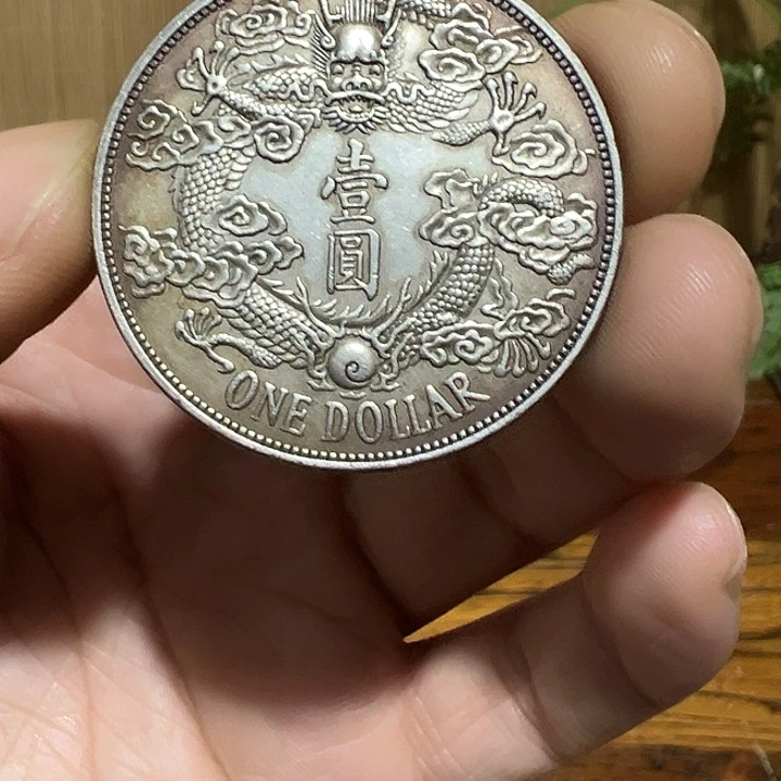 （一家臻藏）可吸翻可吹响龙洋工艺品 精选摆件