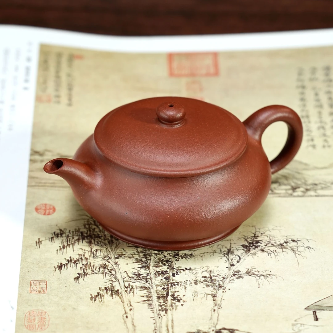明炉 红降坡 约200cc 手制精美紫砂壶 泡茶茶具