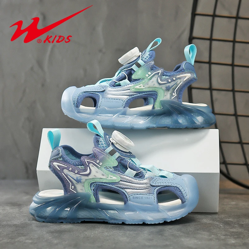 双星男童凉鞋2025新款夏季男孩宝宝儿童沙滩鞋运动软底包头鞋子潮