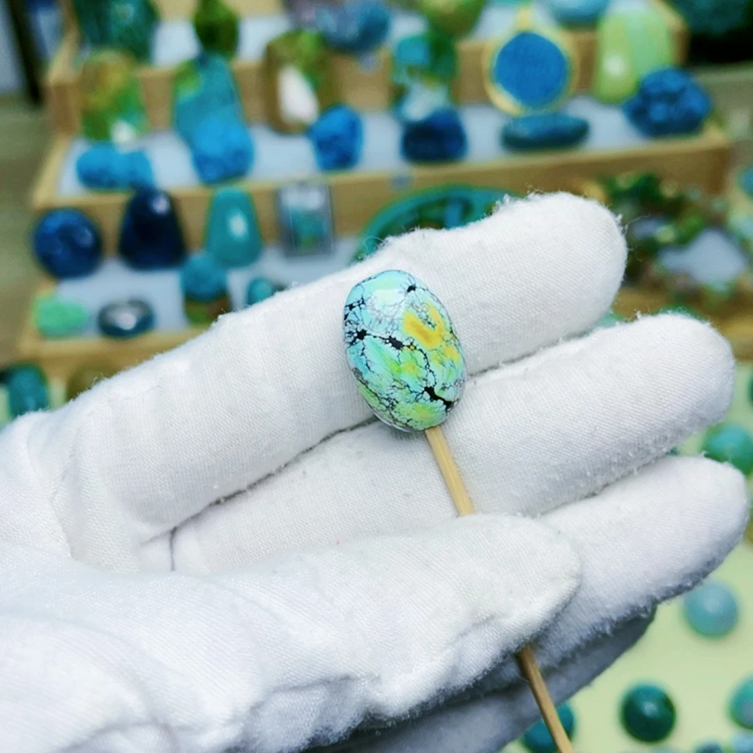 绿松石珠宝奇石未镶嵌