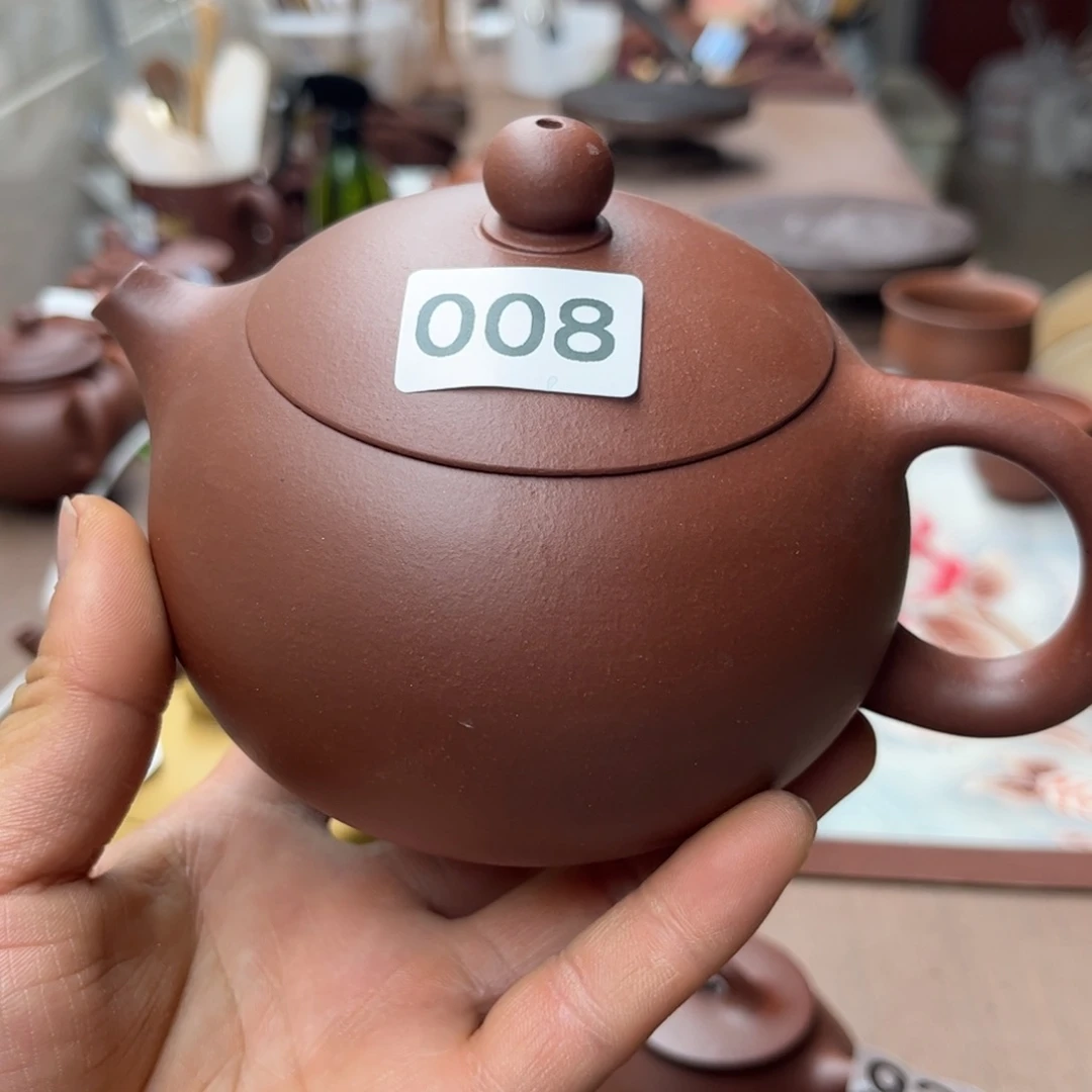 紫砂茶壶紫泥西施420左右瑕疵