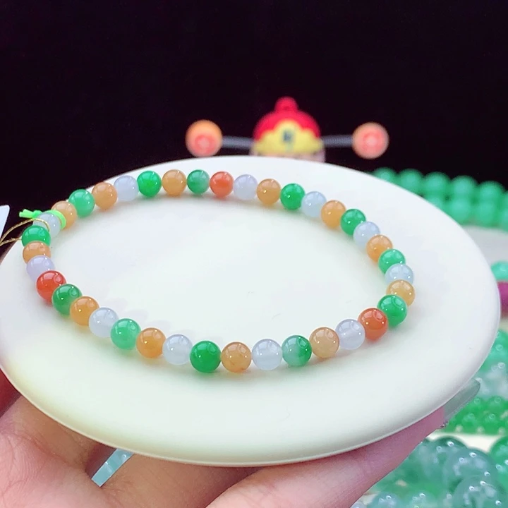 未镶嵌手串翡翠天然翡翠