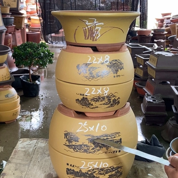 紫砂花盆紫砂紫砂