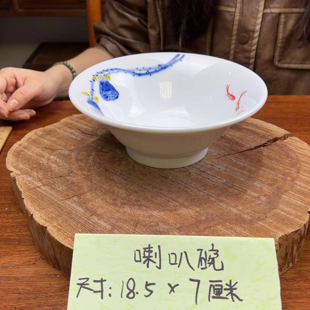 瓷片景德镇陶瓷手工手绘制作