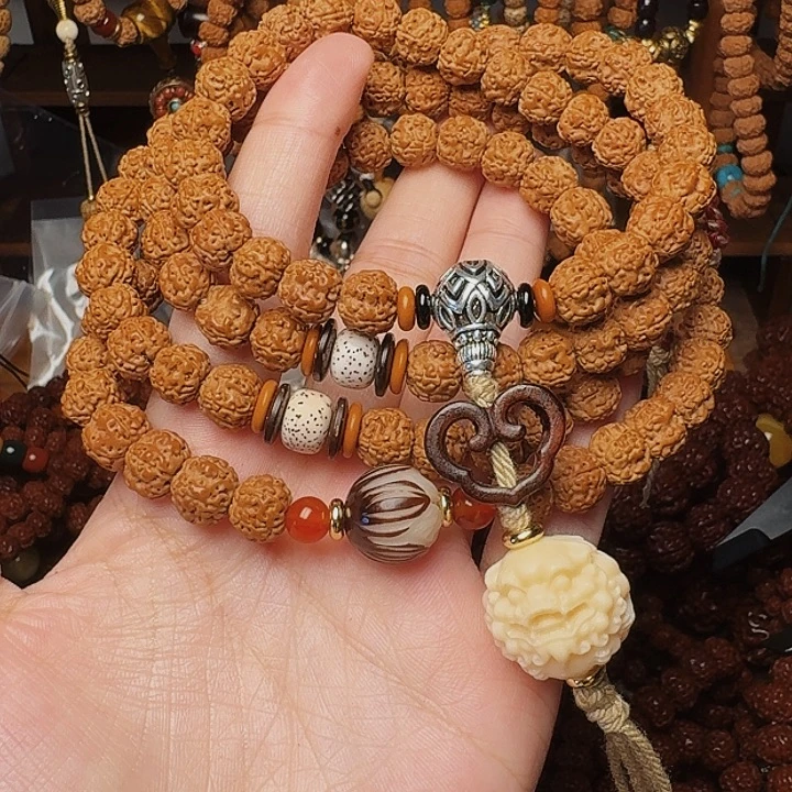 吊坠金刚菩提8mm 108原皮脖挂