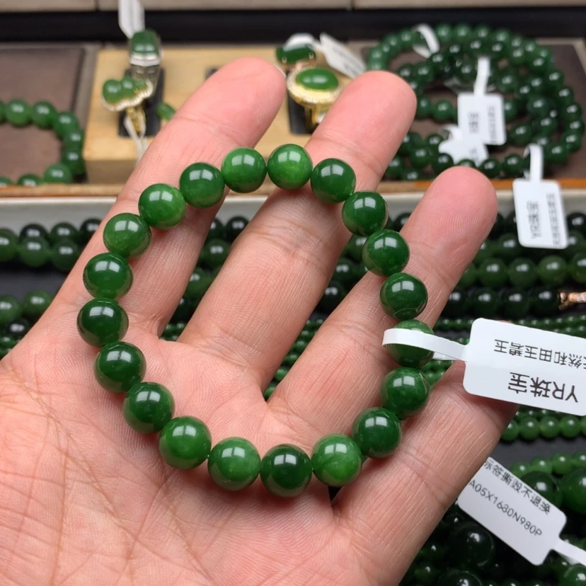 【闪购商品】未镶嵌手链和田玉（碧玉）熏****孙10