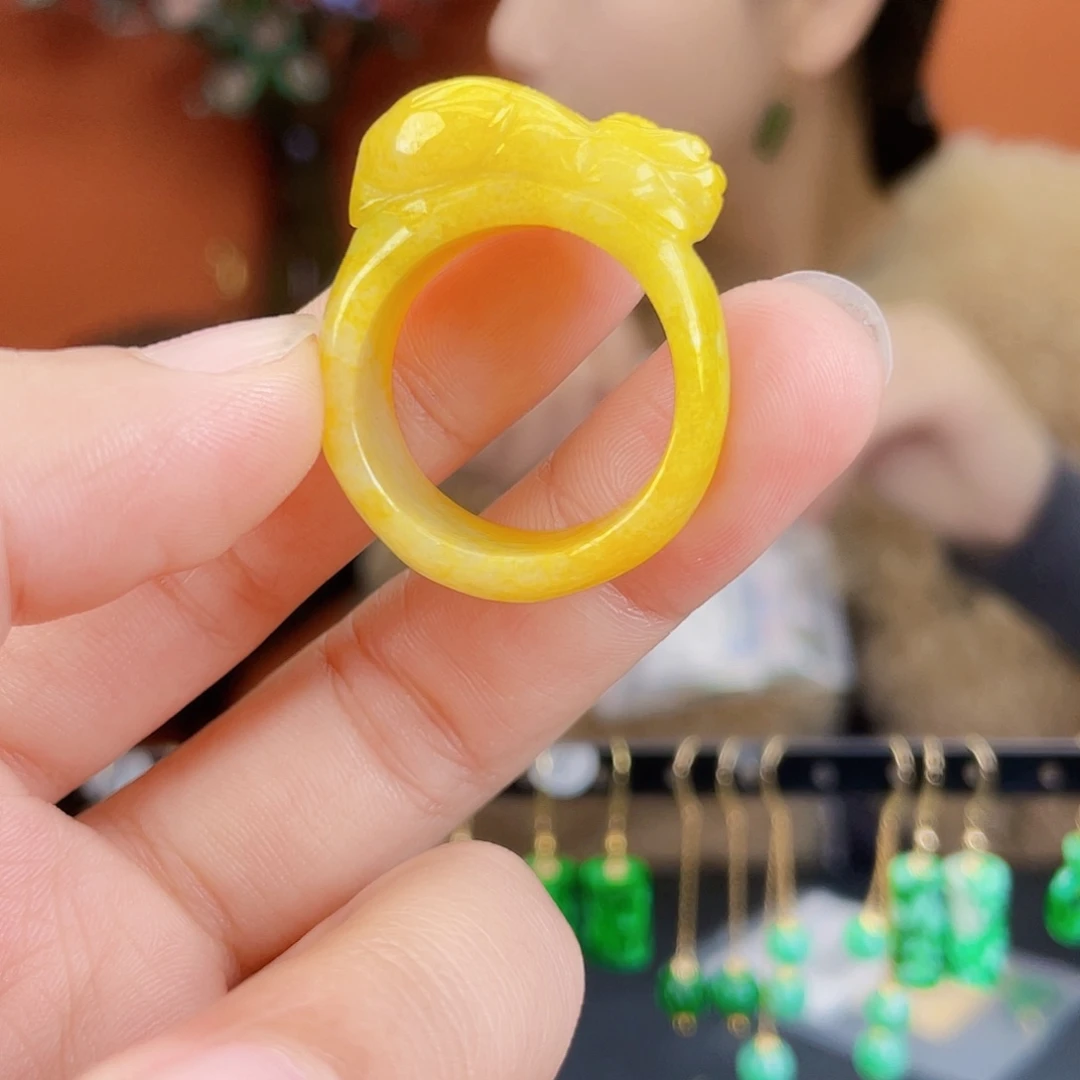 翡翠未镶嵌耳饰饰品