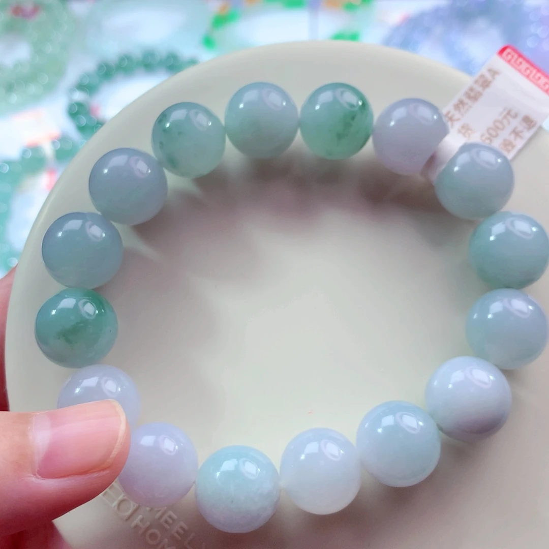 翡翠未镶嵌手链卡13