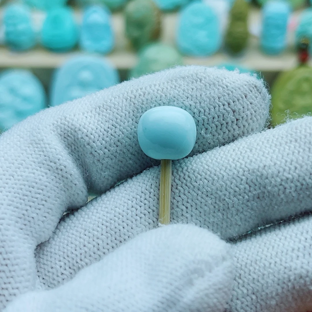 绿松石未镶嵌珠宝奇石10mm