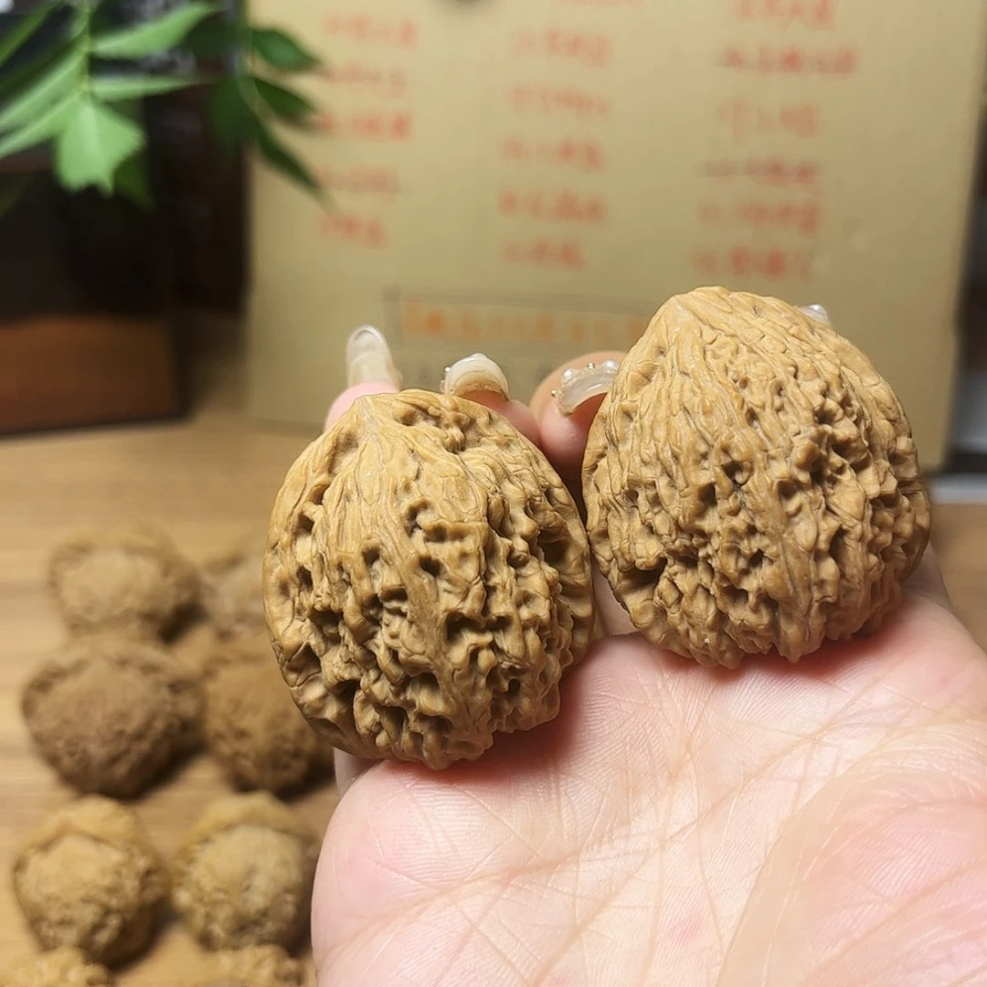全品无修文玩核桃南疆石