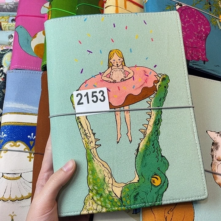 织绣A5活页不带纸2153