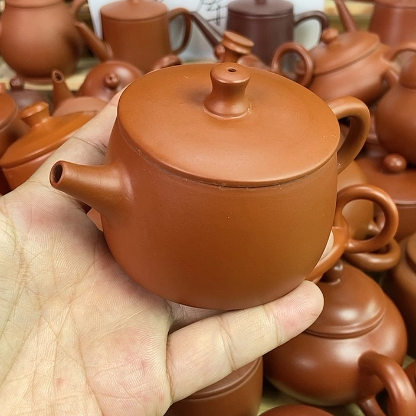 【闪购商品】茶壶朱泥130cc00000000000000