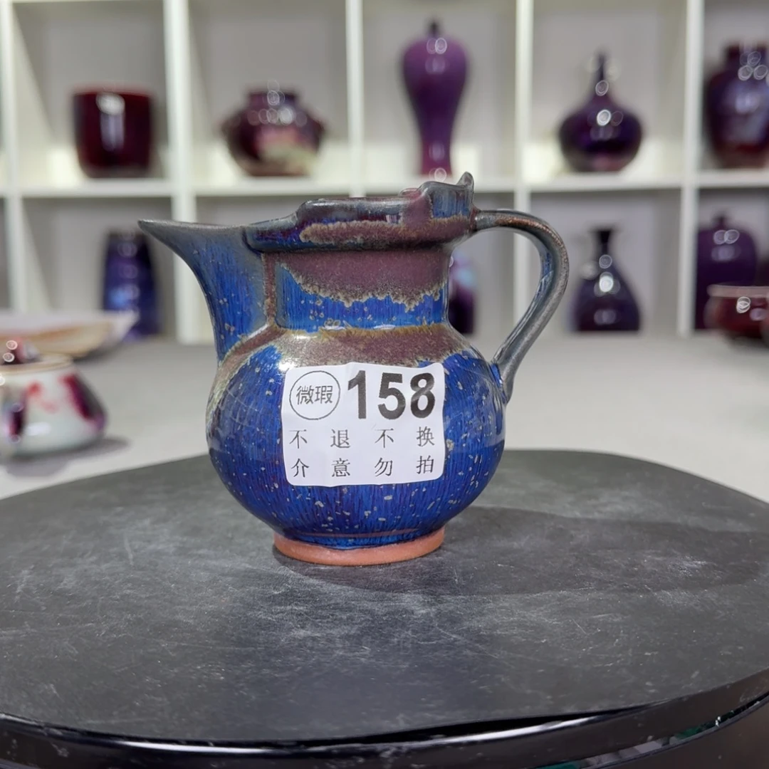 摆件陶微瑕钧窑公道杯炉钧