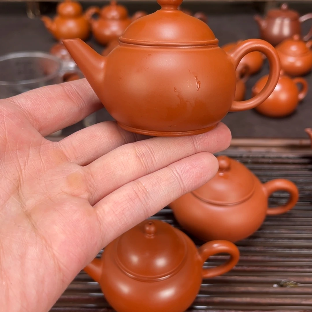 小***漫茶壶紫砂超薄水平80cc