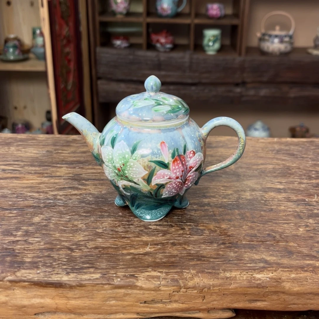 柴烧手工手绘陶瓷