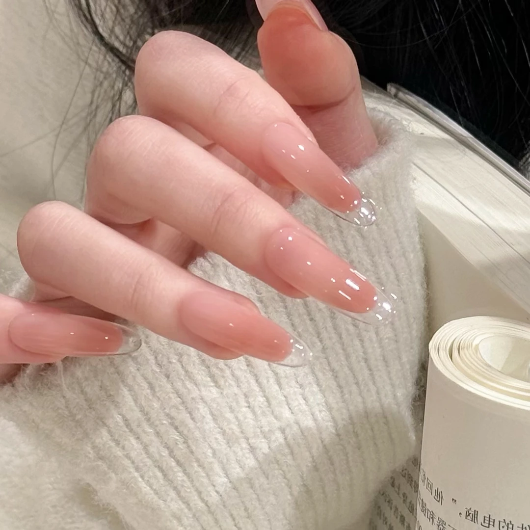 【分寸蜜光】Kull·库姥姥轻奢纯手工法式纯欲秋冬显白穿戴美甲
