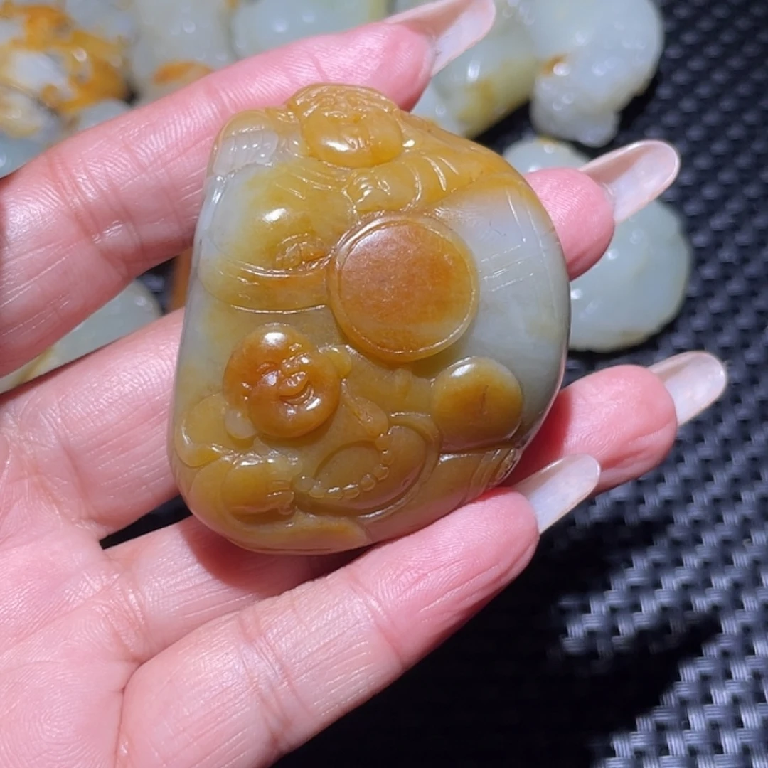 和田玉（糖玉）未镶嵌挂件