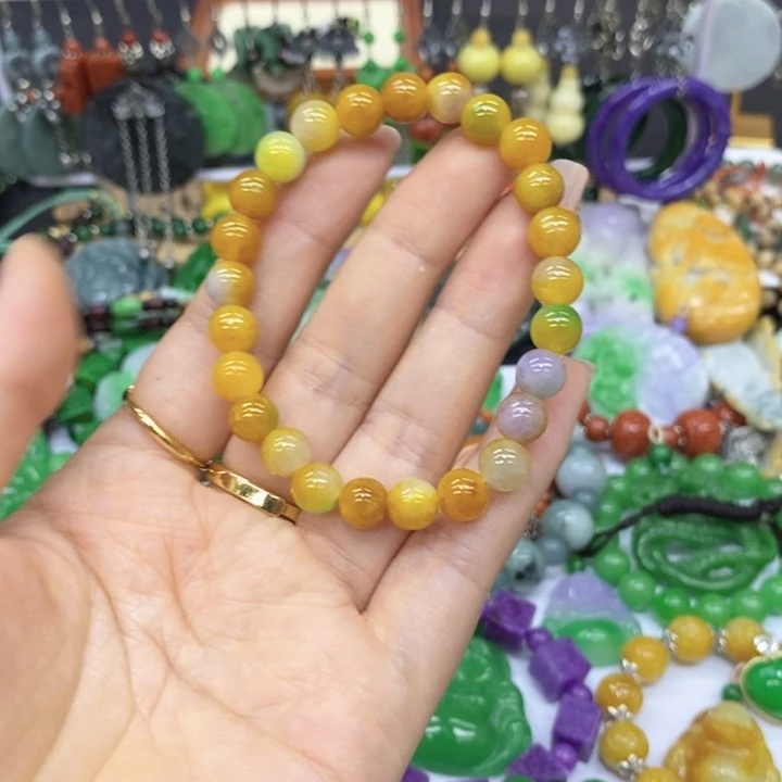 翡翠未镶嵌颈饰手链12