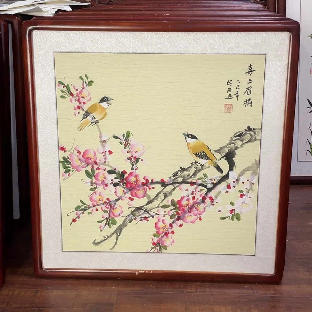 国画带框尺寸63*63厘米