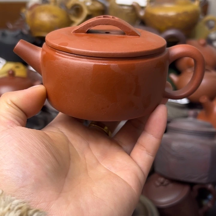 紫砂茶壶紫砂壶把手开裂