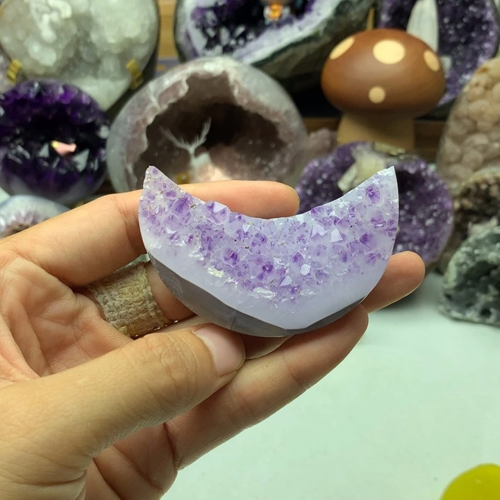 没***Y未镶嵌大型摆件（非配饰）紫晶