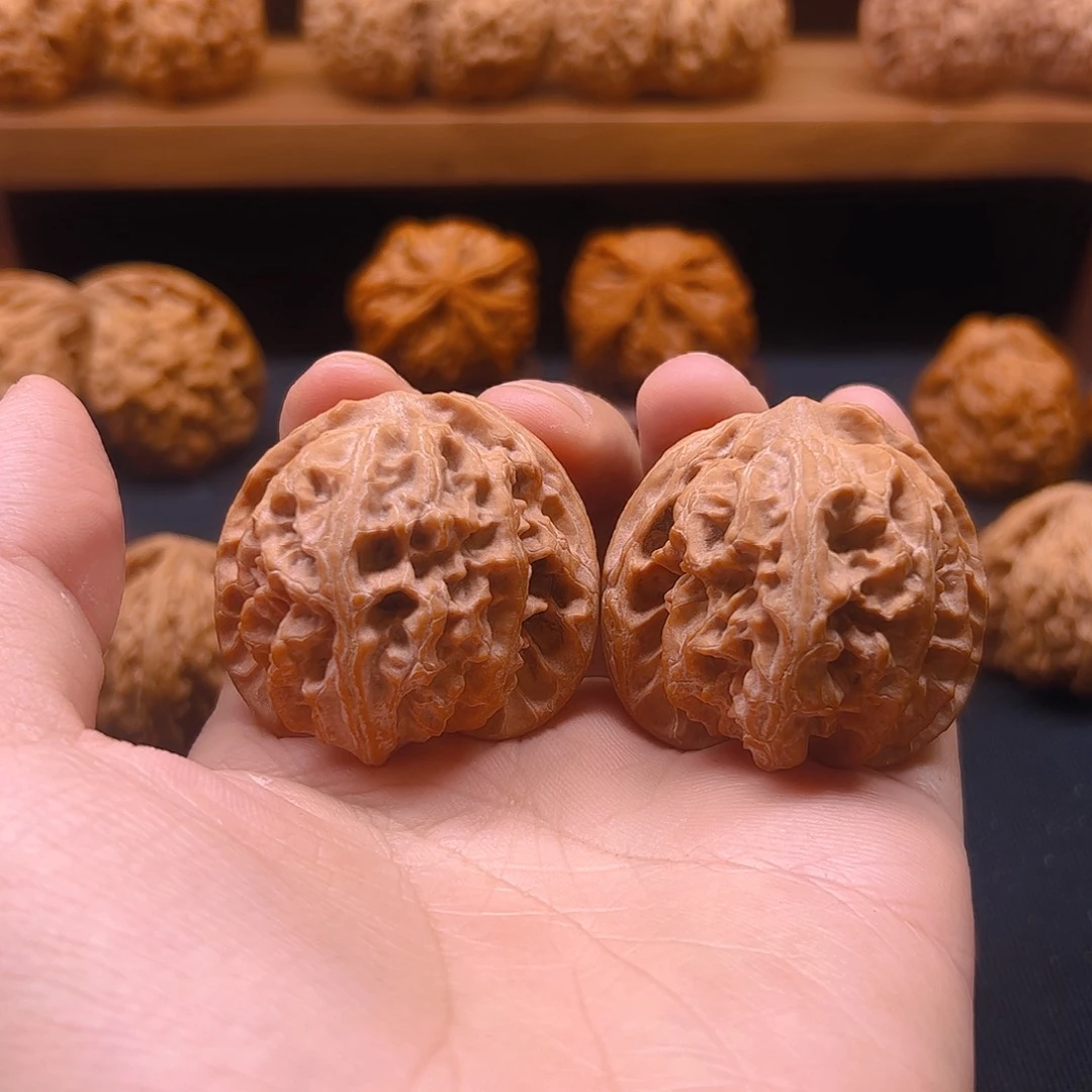 把件核桃苹果园红皮41全品