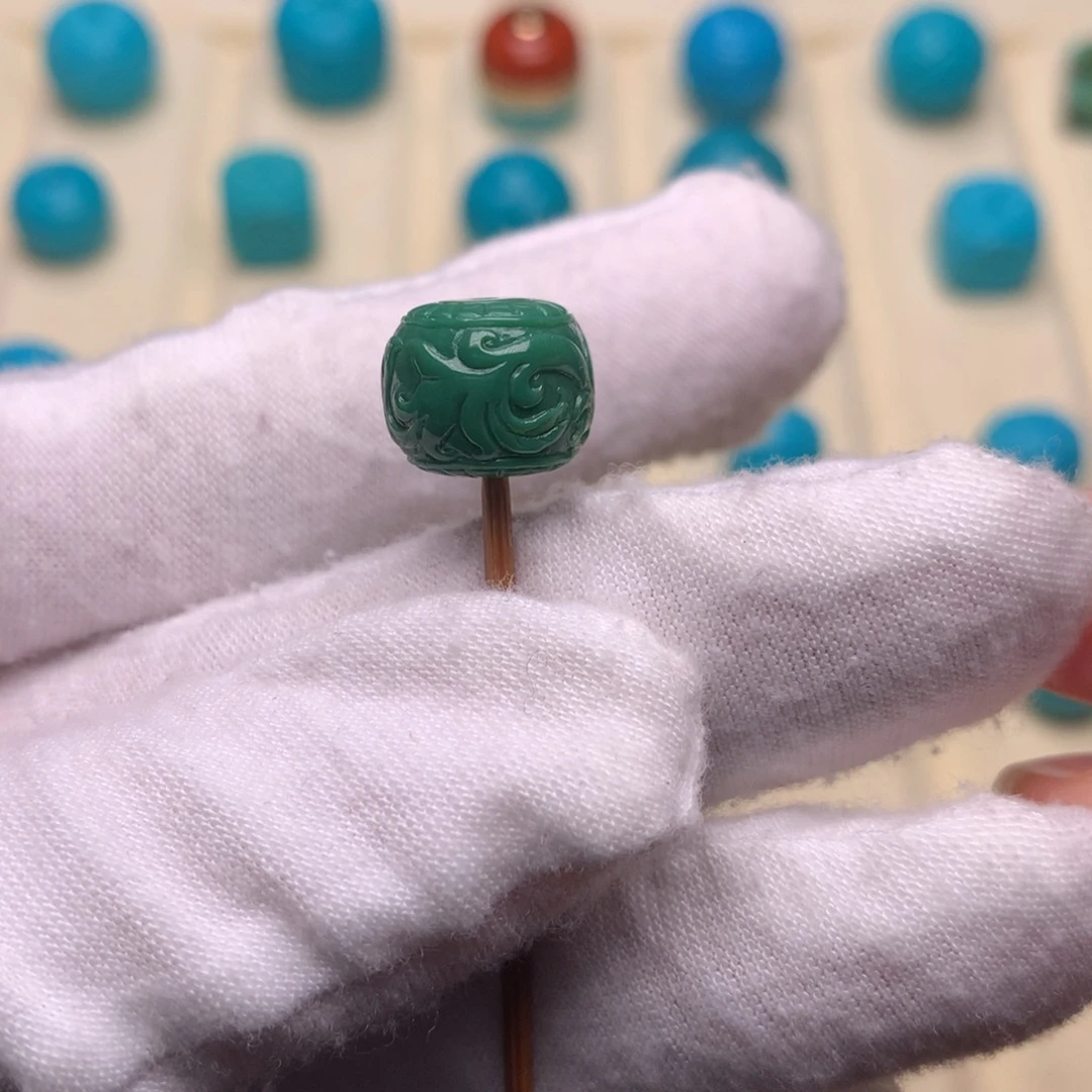 绿松石未镶嵌绿松石唐草11.3