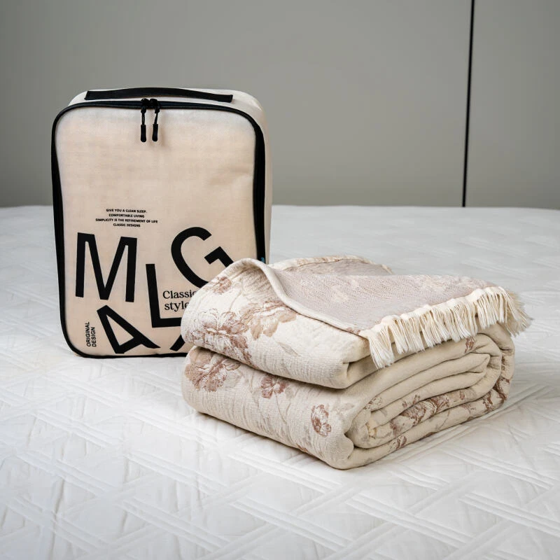 【京会社】罗布麻盖毯230*250春韵花朝