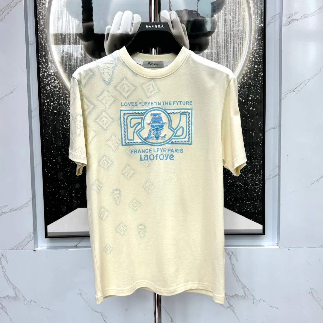 阔【爷短袖】新款潮流休闲时尚男士半袖圆领春夏季宽松6023（两个色）