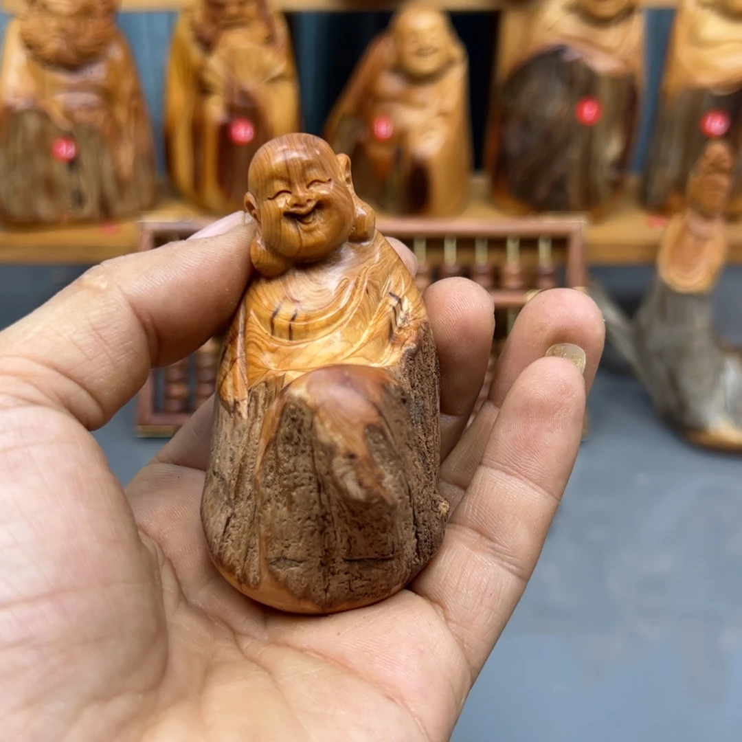 睿***智木崖柏木摆件手把件