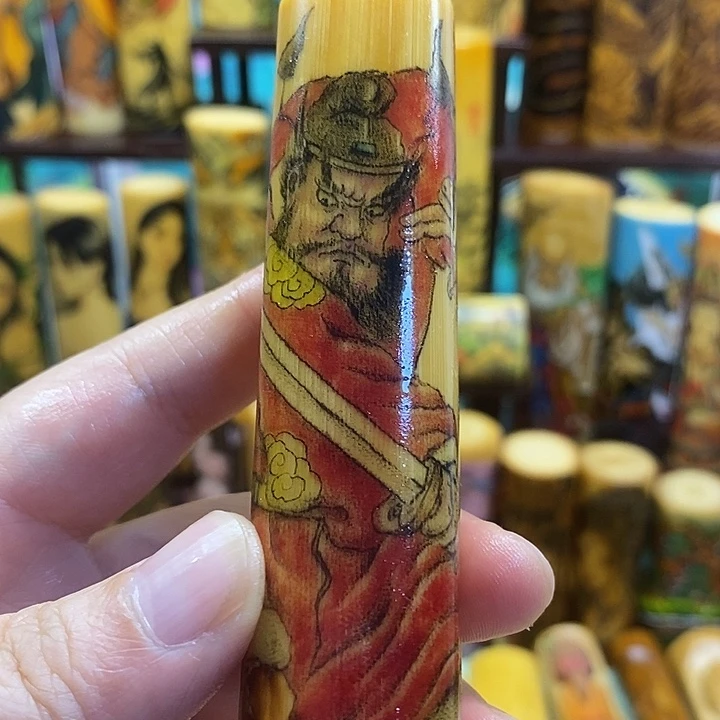 香榧木龙轩实心玉竹