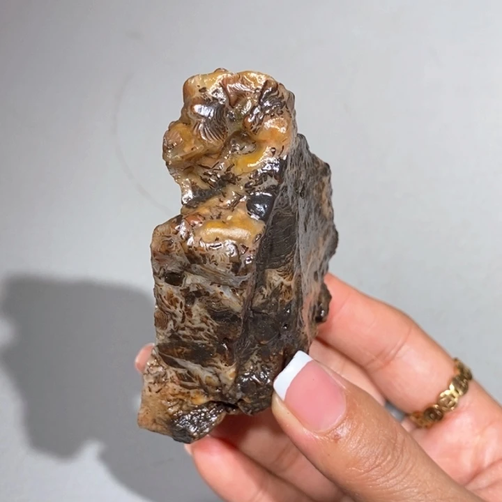 玛瑙/玉髓车挂合金石****缘27