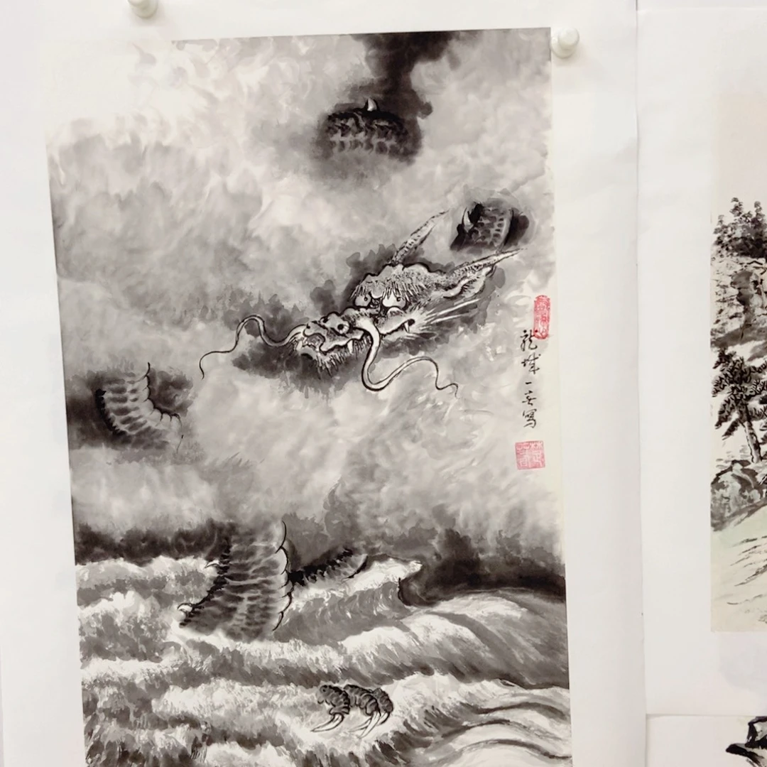 国画手绘手写作品113